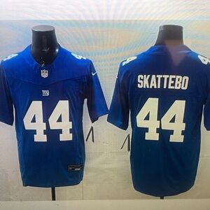 😊Cam Skattebo Royal Jersey Blue Stitched Vapor🤗